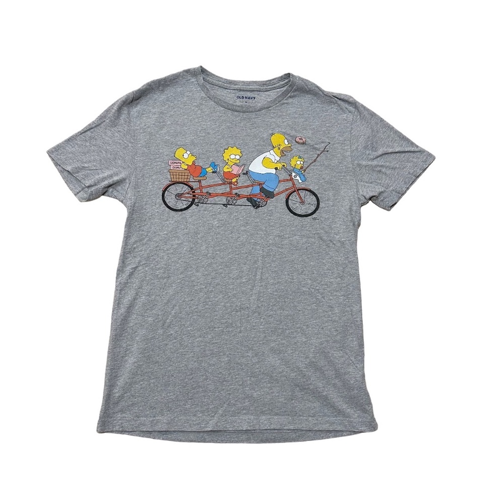 Old Navy Simpsons Bike T-Shirt sz XS